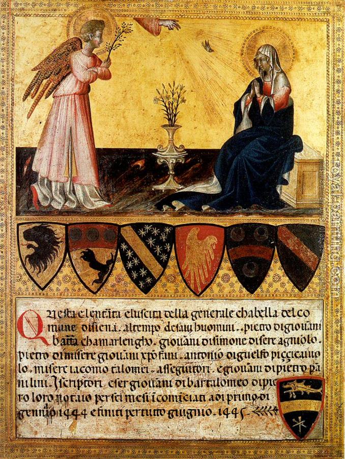 Giovanni Di Paolo : The Annunciation